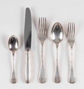 CHRISTOFLE "RUBANS" SILVER PLA