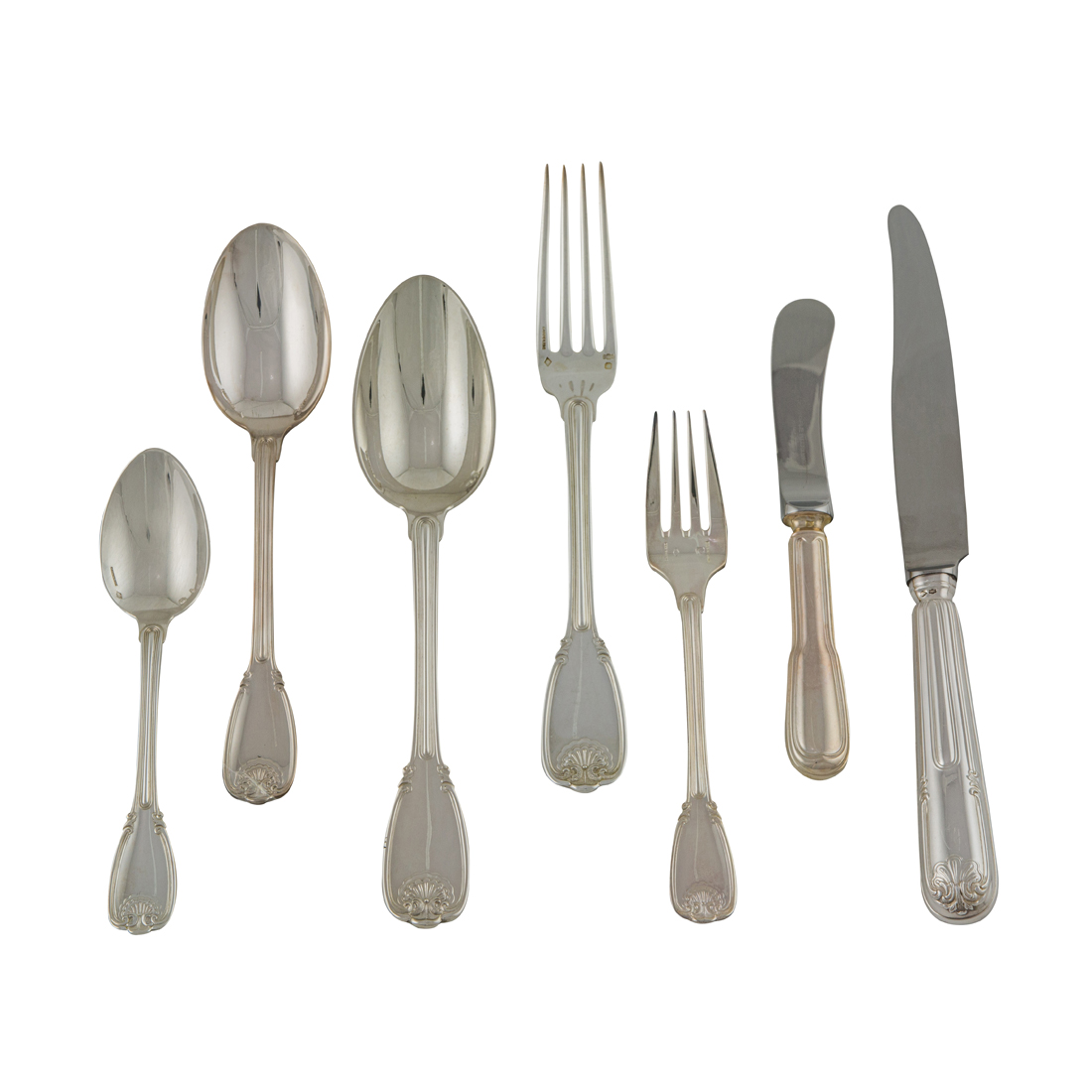 CHRISTOFLE, SCEAUX FLATWARE, SET OF