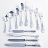 CHRISTOFLE SILVER FLATWARE SER