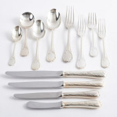 CHRISTOFLE SILVER FLATWARE SER