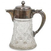 CHRISTOFLE SILVER MOUNTED CRYS