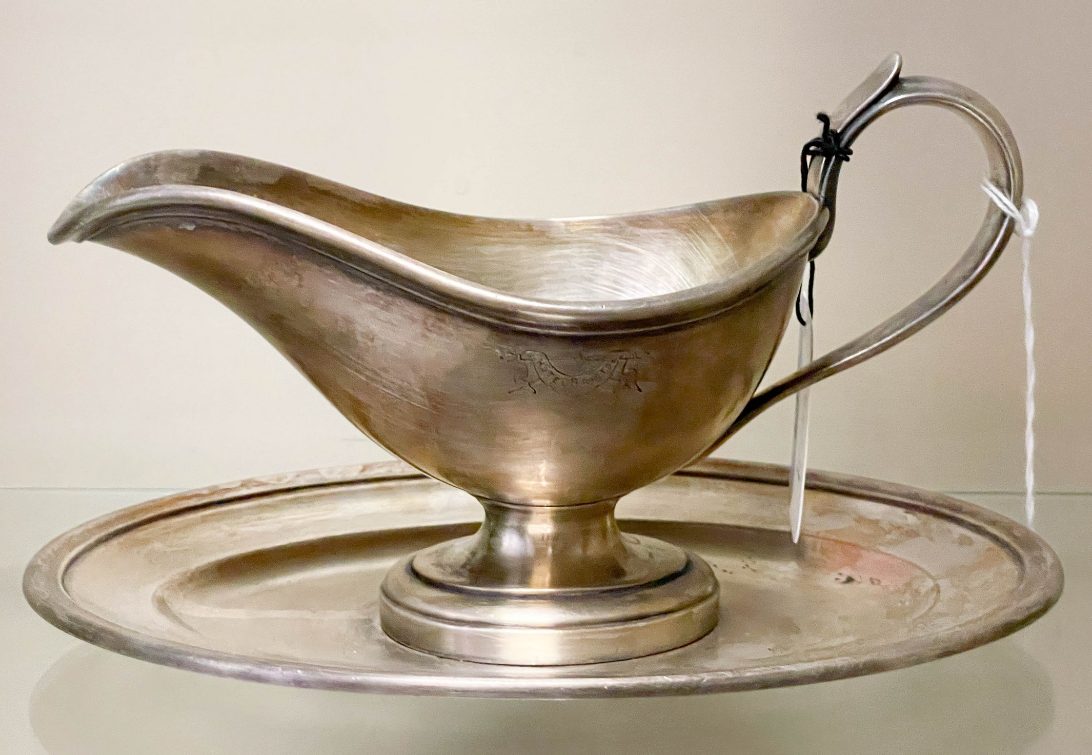 Christofle silver plate gravy