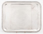 CHRISTOFLE SILVER PLATE RECTAN