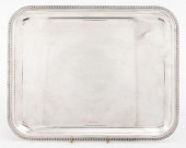 CHRISTOFLE SILVER PLATE RECTAN