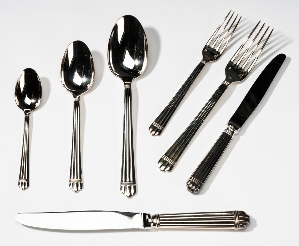 CHRISTOFLE SILVER-PLATED FLATWARE