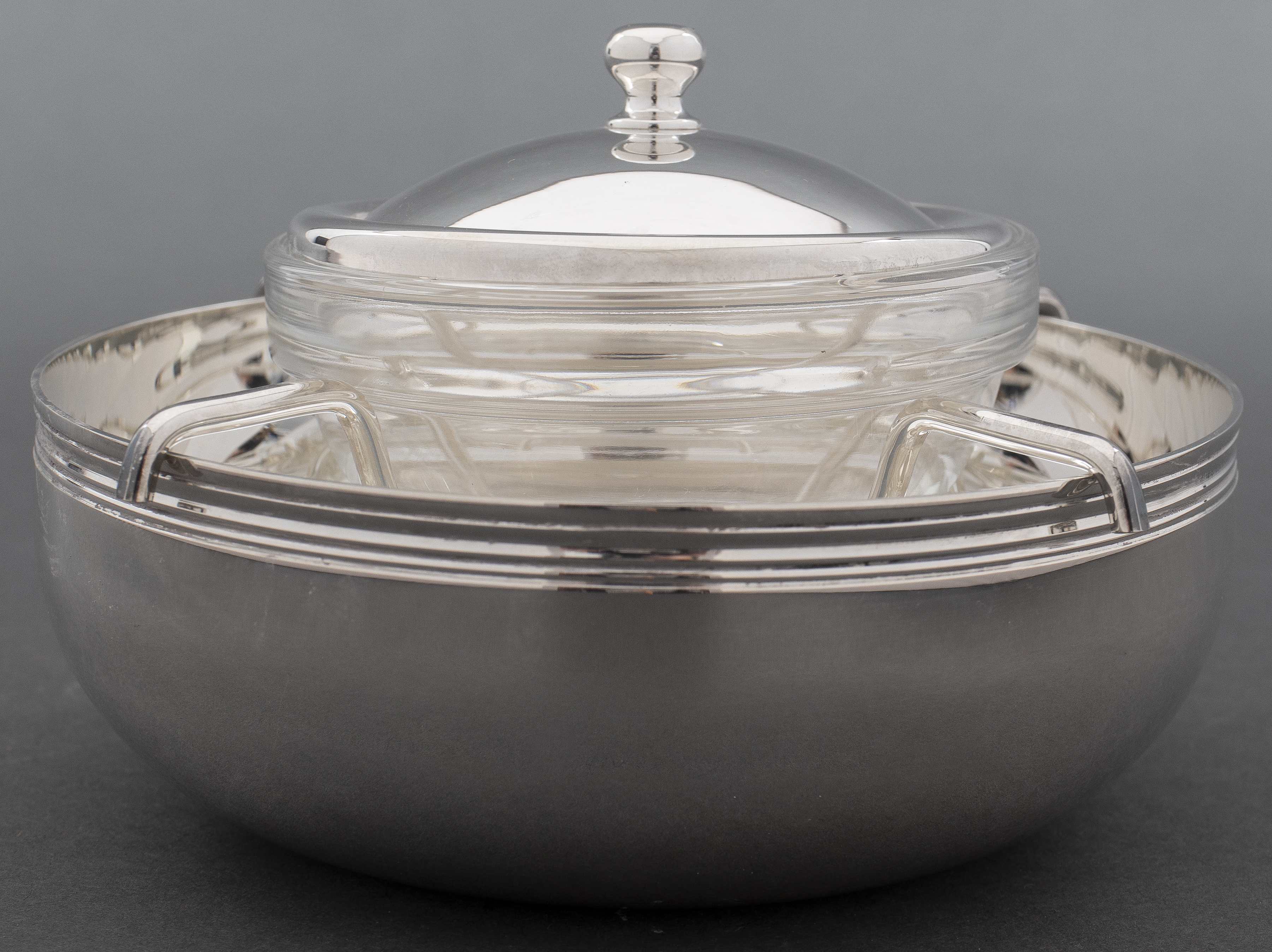 CHRISTOFLE SILVERPLATE CAVIAR SET