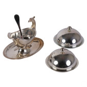 CHRISTOFLE SILVERPLATE DOMED B