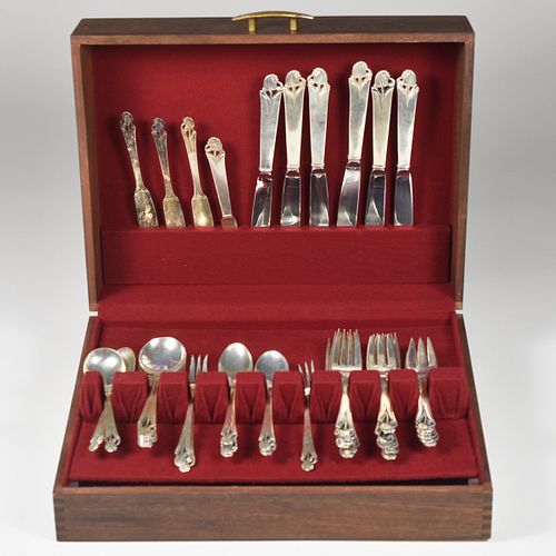 CHRISTOFLE SILVERWARE FLORAL