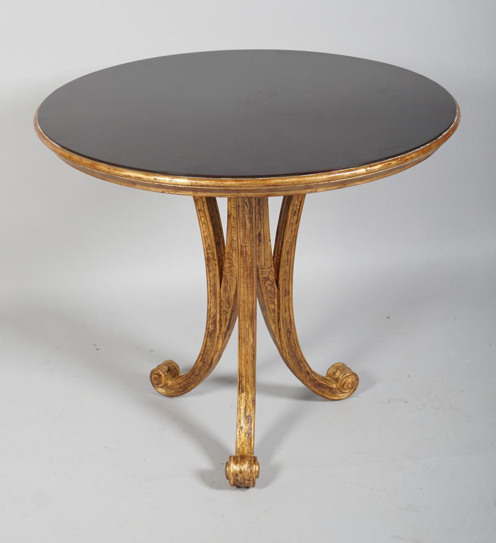 CHRISTOPHER GUY PARTIAL GILT OVAL