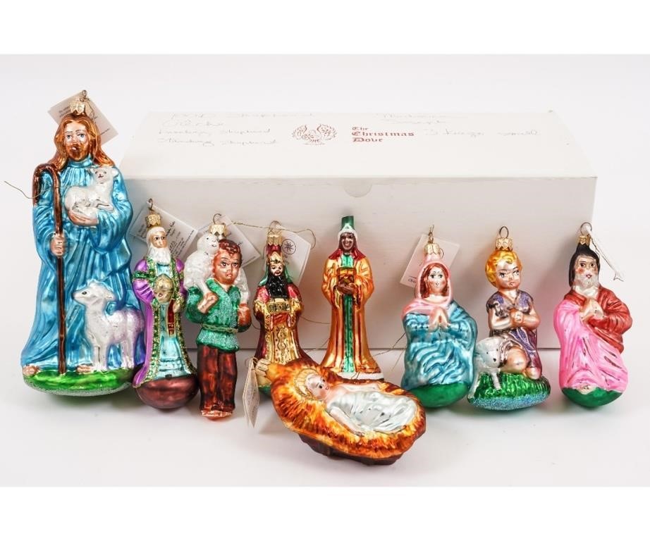 Christopher Radko nativity set to