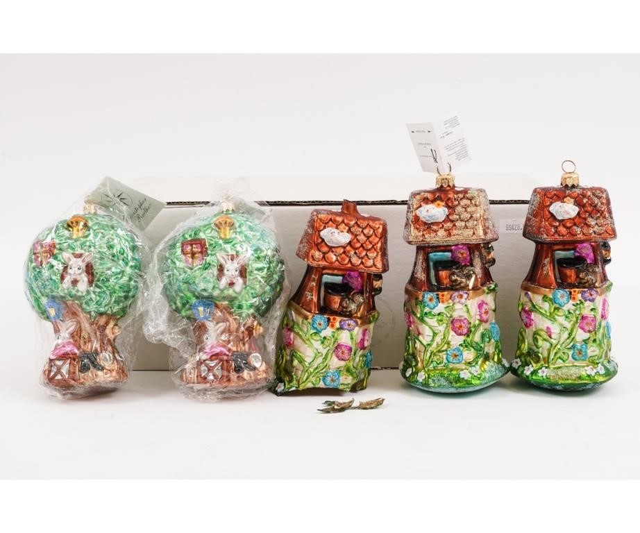 Christopher Radko ornaments to