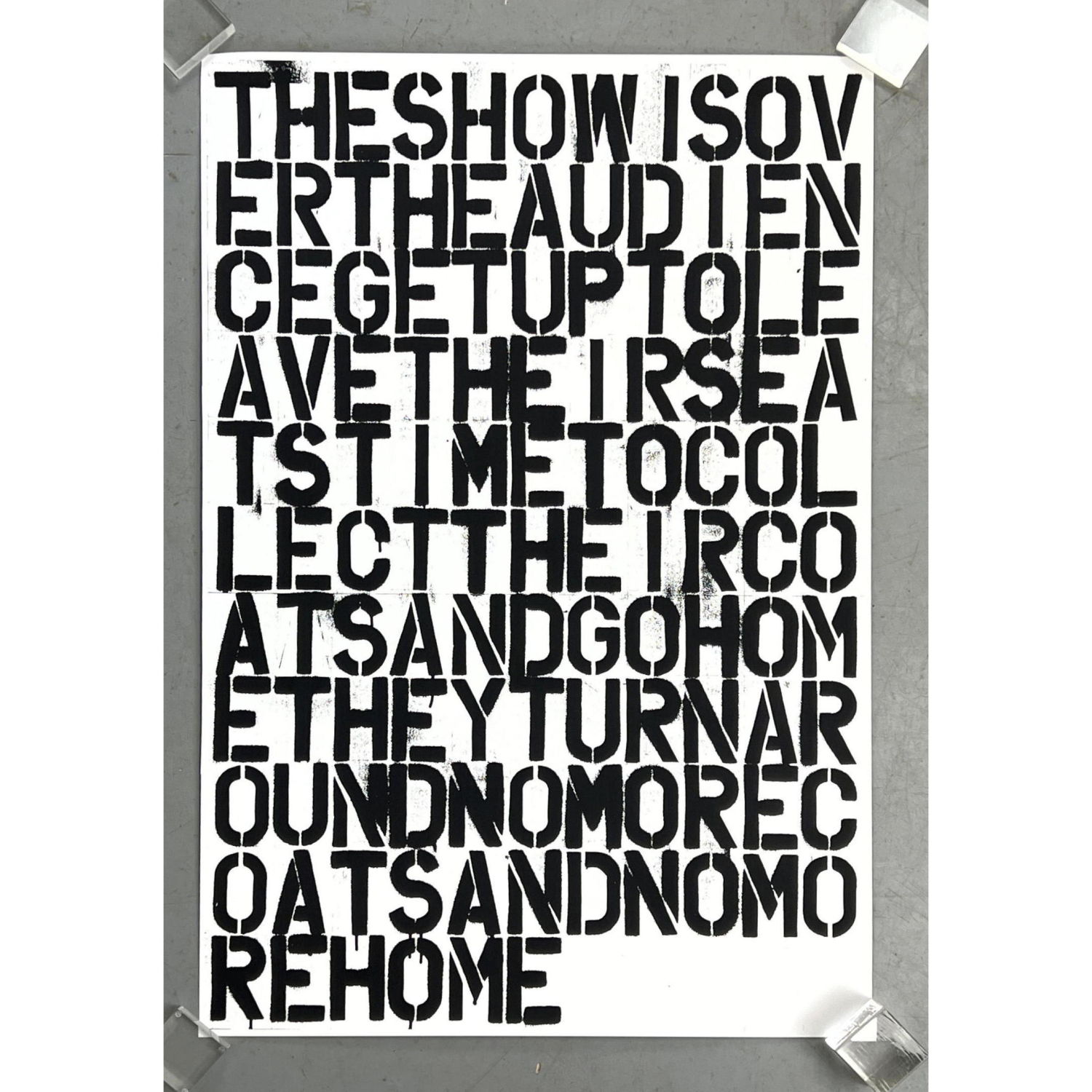 Christopher Wool Felix Gonzalez-