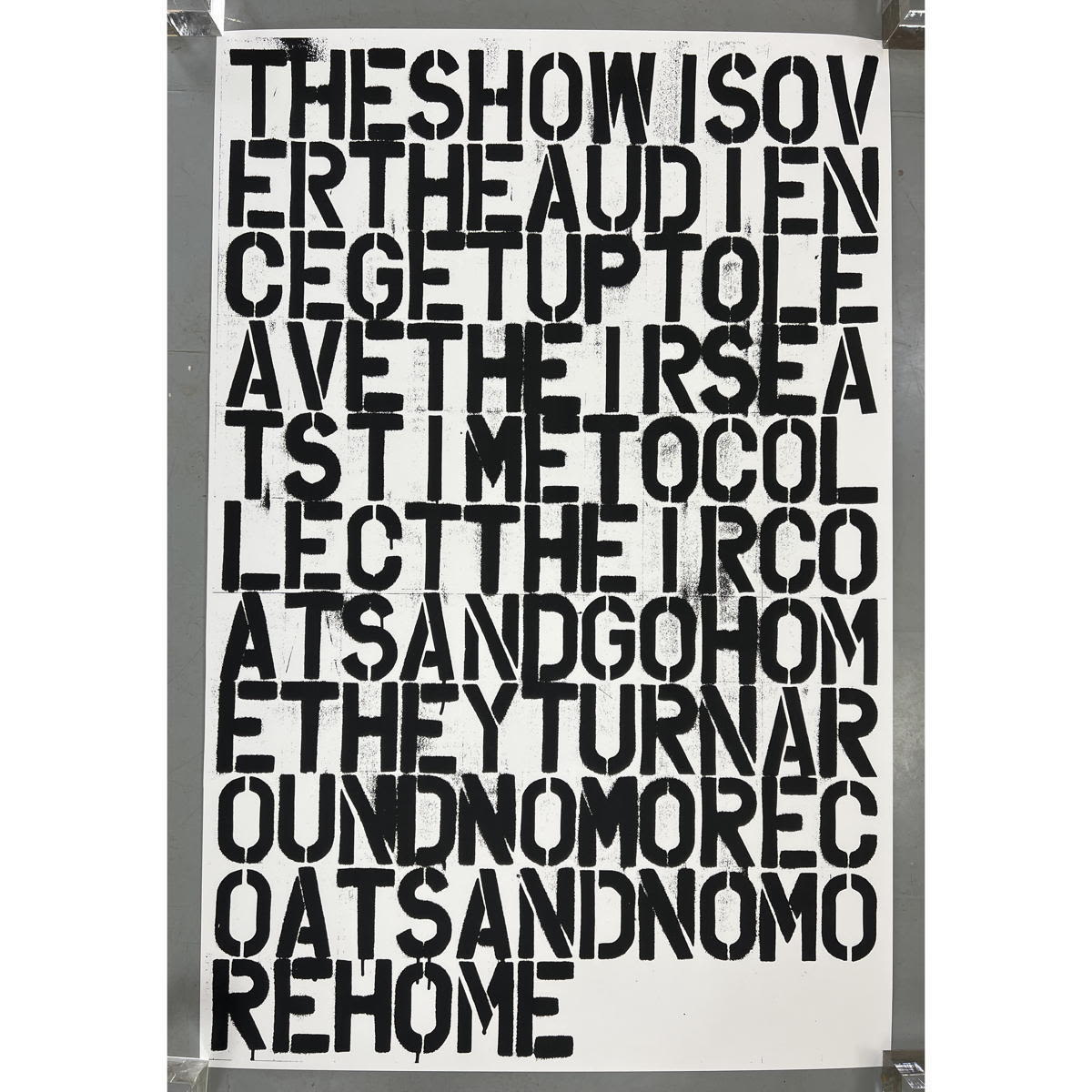 Christopher Wool Felix Gonzalez-