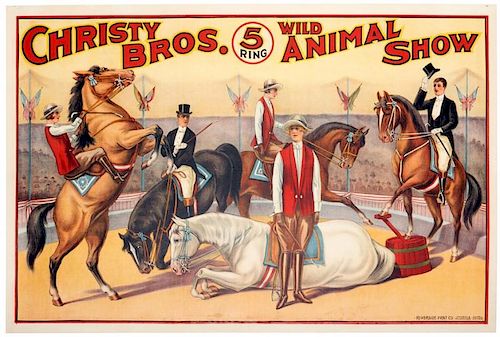 CHRISTY BROTHERS 5 RING WILD ANIMAL