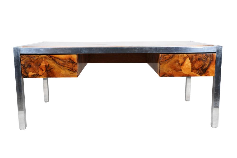 CHROME AND BURLWOOD DESIGN
