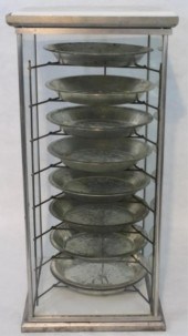 CHROME AND GLASS PIE COUNTRY S