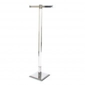 CHROME AND LUCITE DRESSING STA