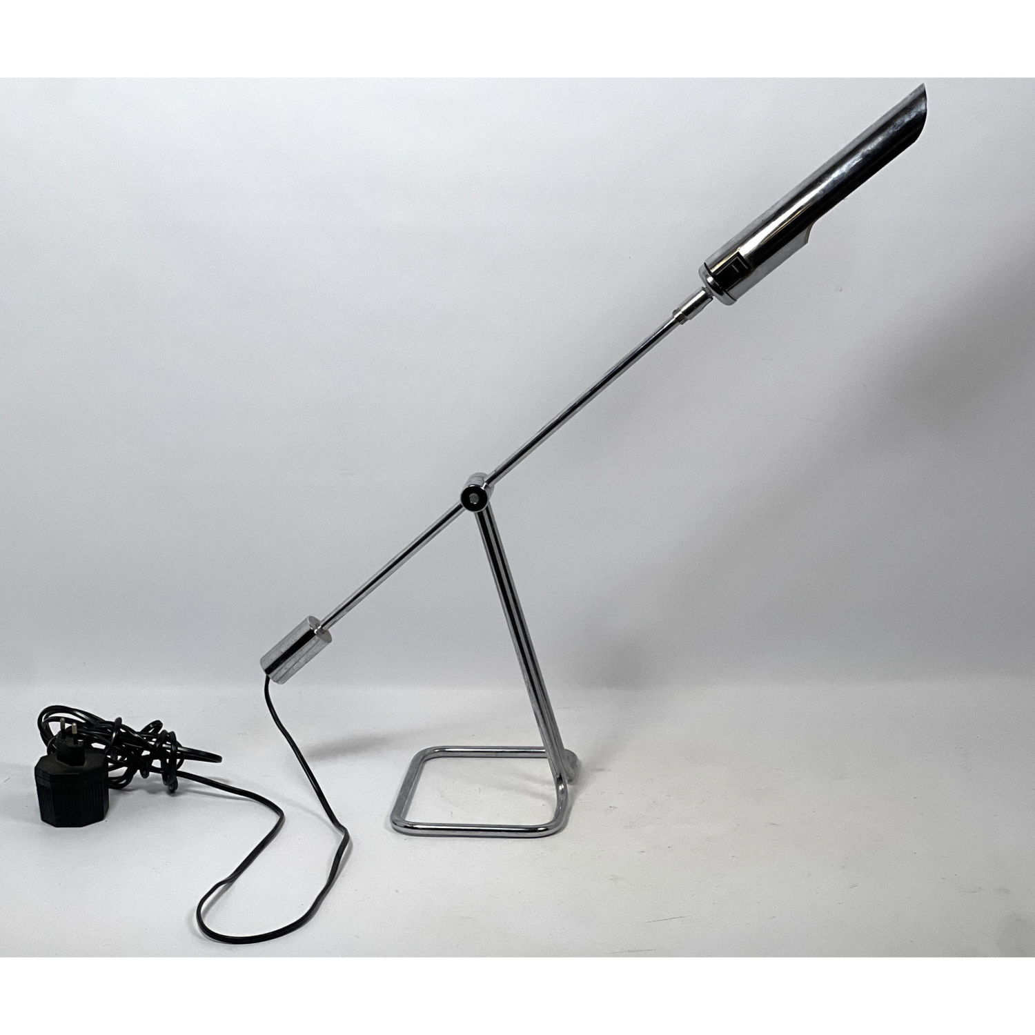 Chrome Counterbalance Table Lamp by
