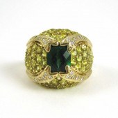 CHROME DIOPSIDE, DIAMOND AND F