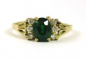 CHROME DIOPSIDE, DIAMOND AND F