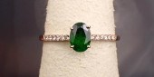 CHROME DIOPSIDE, DIAMOND AND G