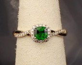 CHROME DIOPSIDE, DIAMOND AND G