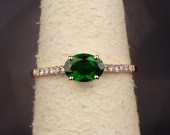 CHROME DIOPSIDE, DIAMOND AND G
