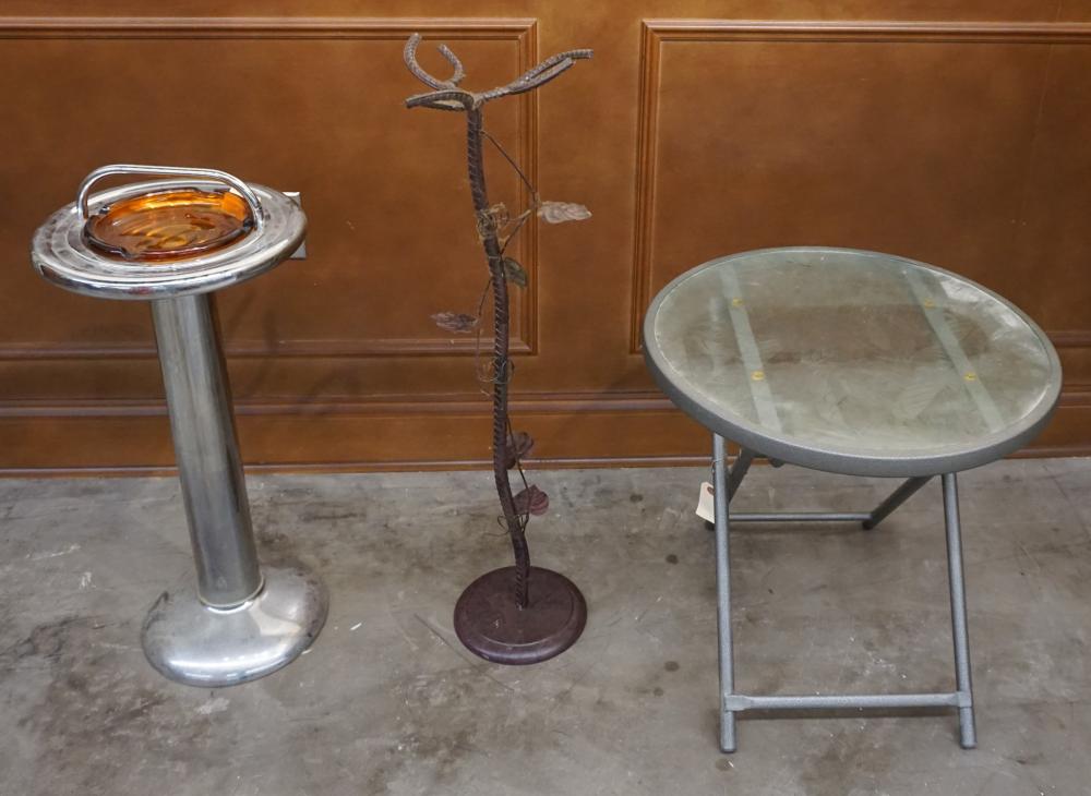 CHROME FINISH SMOKERS STATION,