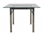 CHROME & GLASS END TABLEProven