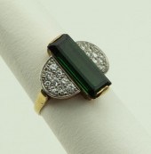 CHROME GREEN TOURMALINE, DIAMO