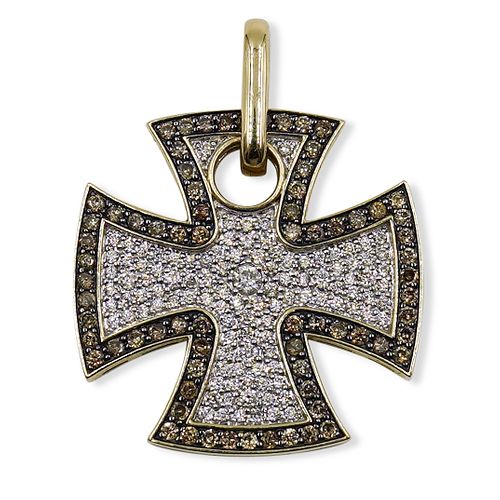 CHROME HEARTS STYLE 14K GOLD &