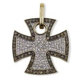 CHROME HEARTS STYLE 14K GOLD &