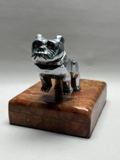 CHROME MACK BULLDOG HOOD ORNAM
