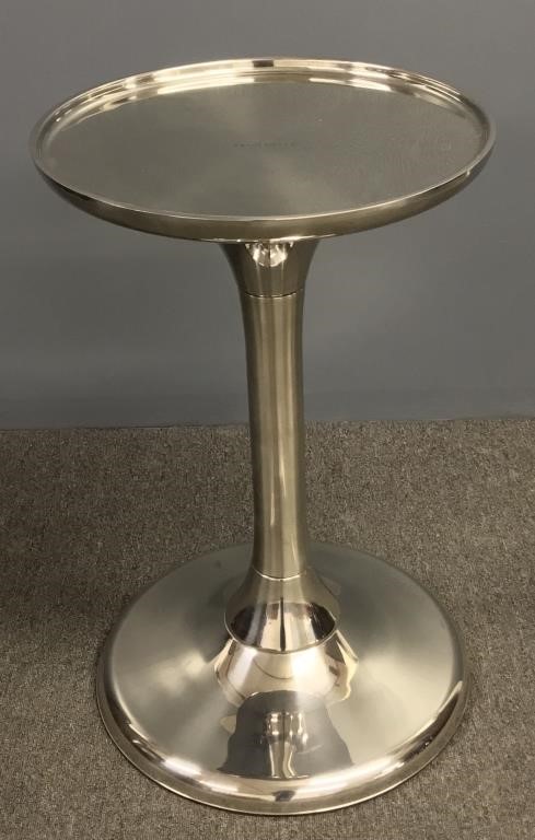 Chrome mid-century modern style