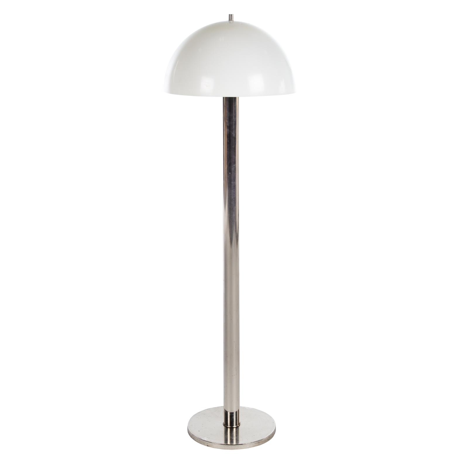 CHROME MID-CENTURY MUSHROOM FLOOR