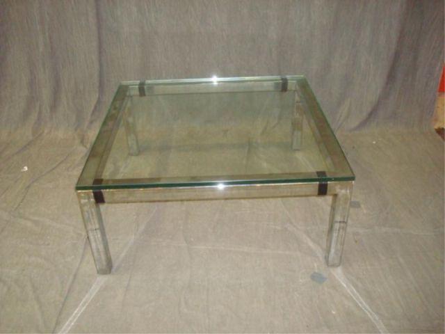 Chrome Midcentury Coffee Table.