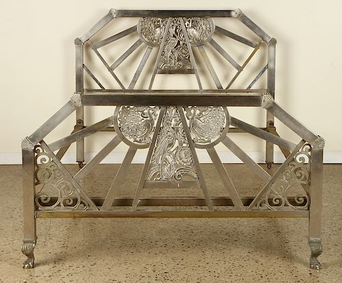 CHROME OVER IRON ART DECO FULL SIZE
