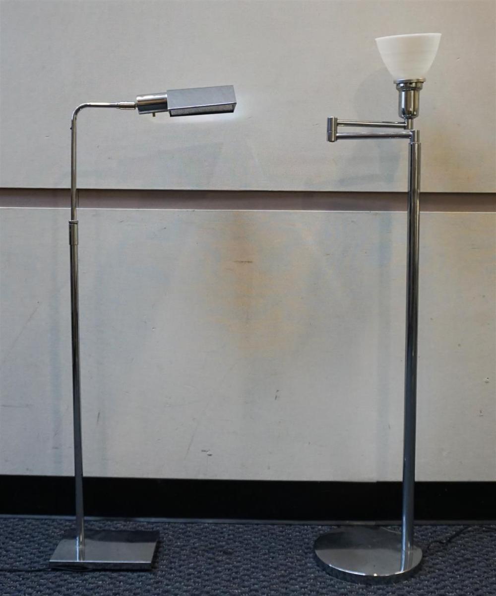 CHROME PLATED ADJUSTABLE FLOOR LAMP