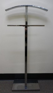 CHROME PLATED VALET, H: 39 INC