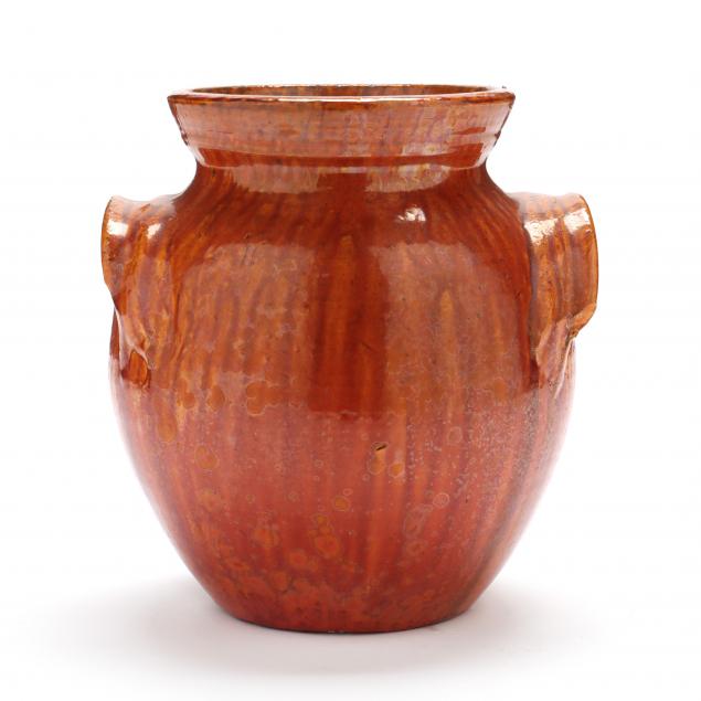 CHROME RED VASE, ROYAL CROWN