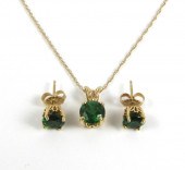 CHROME TOURMALINE PENDANT NECK