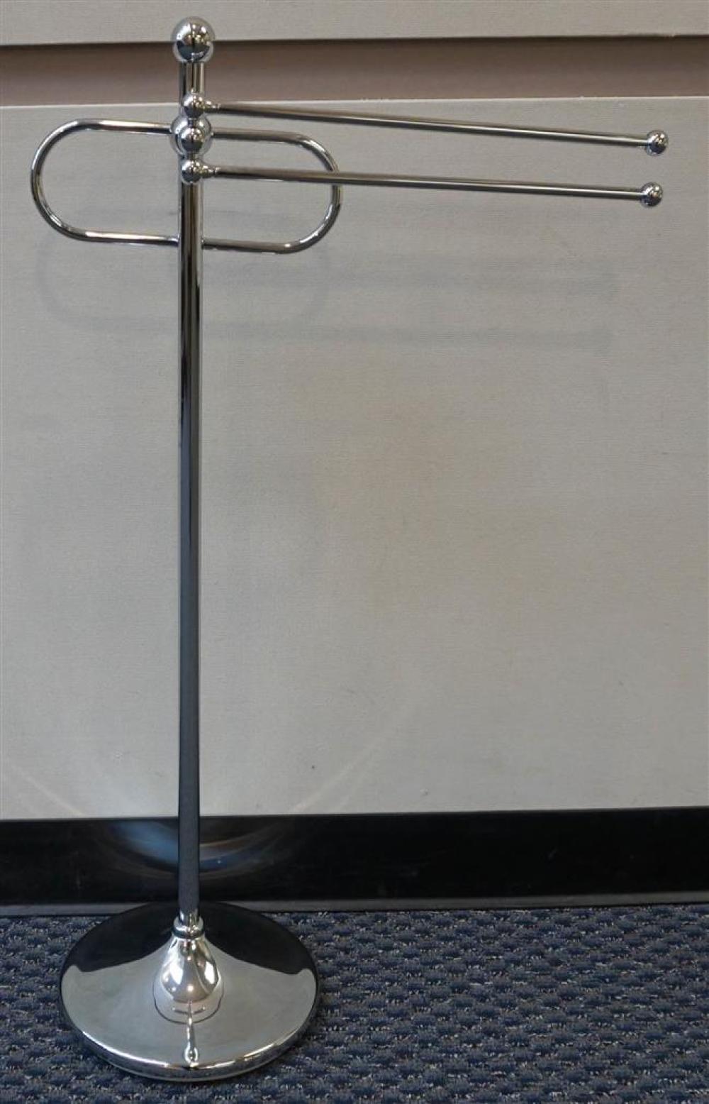 CHROME TOWEL RACK, H: 36