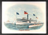 CHROMOLITHOGRAPH "NEWPORT HARB