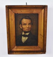 CHROMOLITHOGRAPH ON CANVAS OF