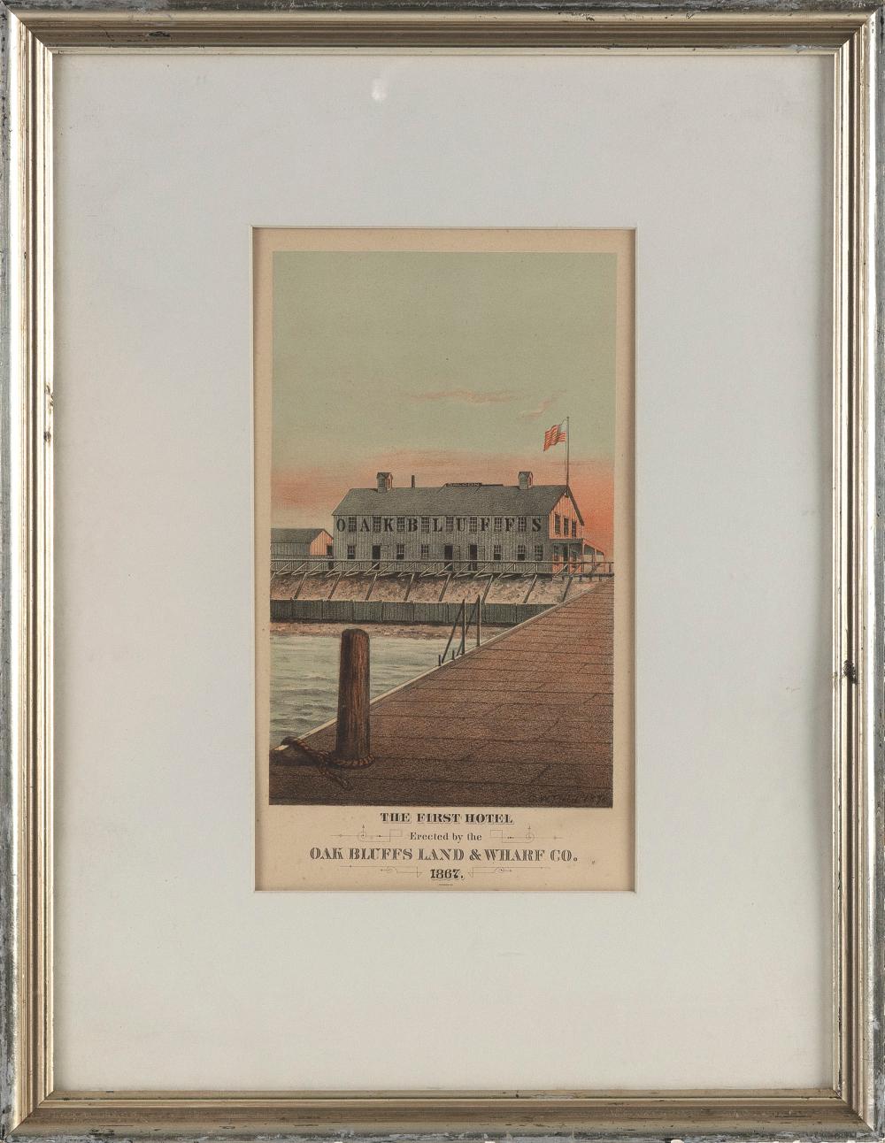 CHROMOLITHOGRAPH “THE FIRST HOTEL
