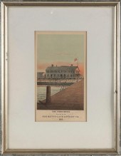 CHROMOLITHOGRAPH “THE FIRST HO