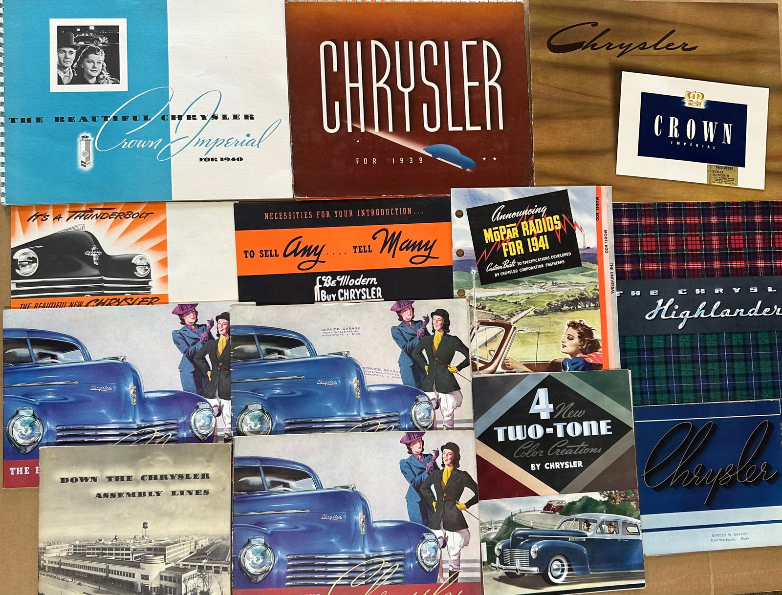 CHRYSLER 1939 - 1942, DODGE 1939