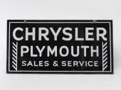 CHRYSLER PLYMOUTH SALES & SERV