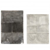 CHRYSSA, (2) CAST PLASTER TABL