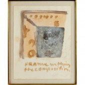 CHRYSSA, MIXED MEDIA ON PAPER,